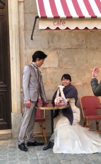 スタジオ　ガーデンプランタンでブライダルのフォト撮影してきました
