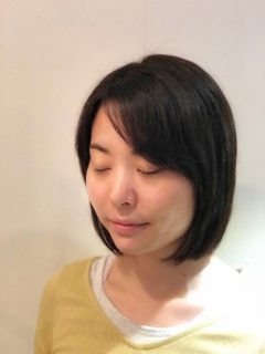 縮毛矯正とボブカット