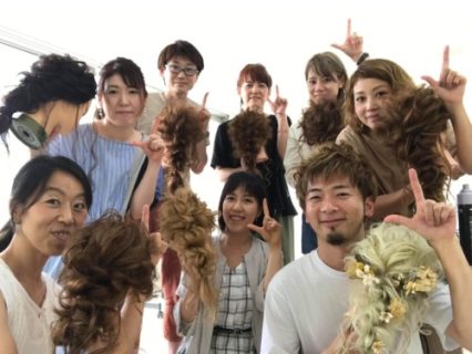 20代・30代に人気のかわいい編みおろしヘアアレンジ講習会＊in 横浜＊