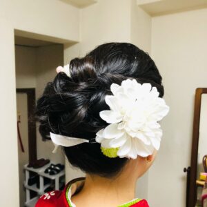 出張ヘアセット　七五三　着付け　ママ　東京