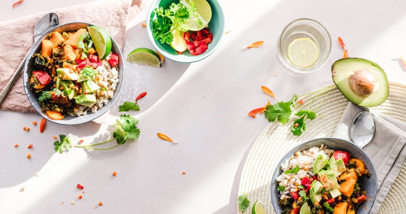 photo of vegetable salad in bowls