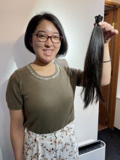 卒業！入学！春に向けてヘアドネーションカットでイメージチェンジ♬