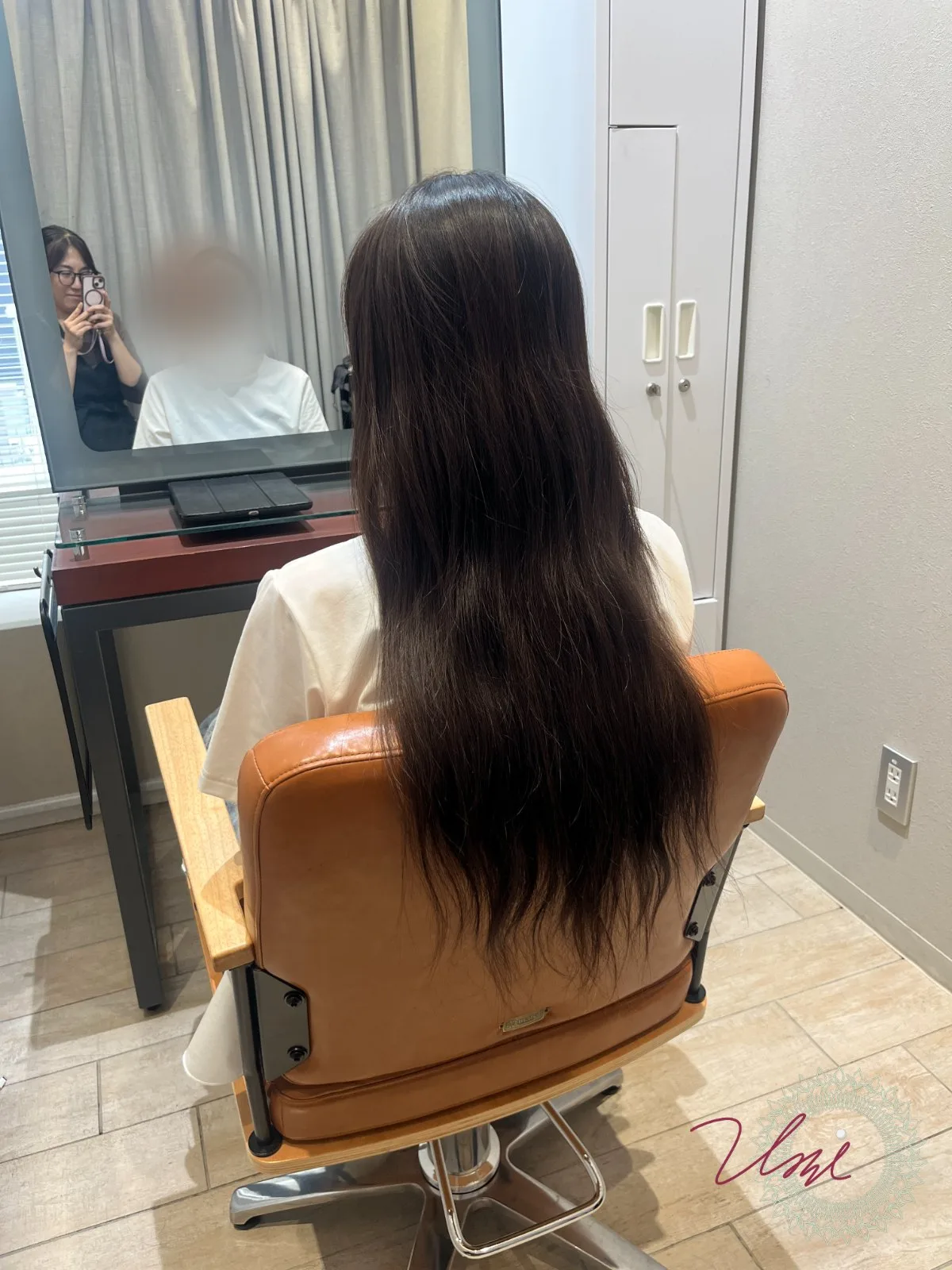 東京・銀座ヘアドネーション施術前 1 東京・銀座ヘアドネーション施術前 1